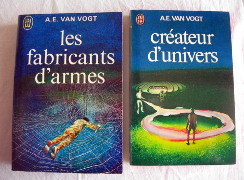 alfred elton van vogt,a.e van vogt,rencontre cosmique,armureries d'isher,destination univers,créateurs d'univers,rull,guerre contre le rull,le silkie,le colosse anarchique,science-fiction,j'ai lu,poche,poches